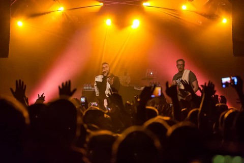 The German-Lebanese rapper MoTrip live at the Schuur Lucerne