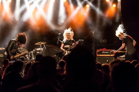 The Canadian rock band Die Mannequin live in the Schuur Lucerne