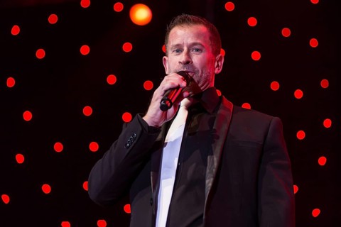The Swiss pop singer and presenter Leonard live at the 16th Schlager Nacht in Lucerne