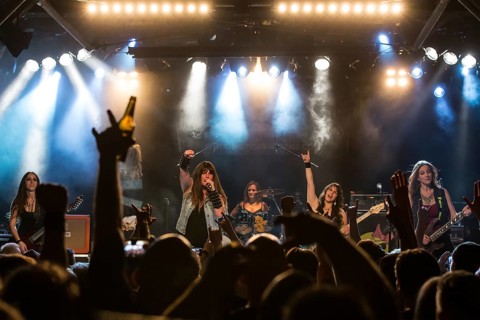 The American women's metal band The Iron Maidens