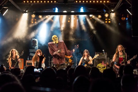 The American women's metal band The Iron Maidens