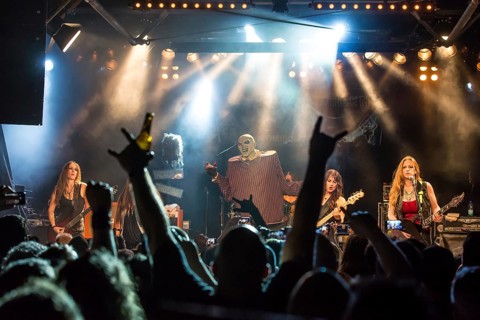 The American women's metal band The Iron Maidens