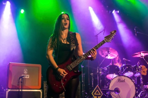 The American women's metal band The Iron Maidens