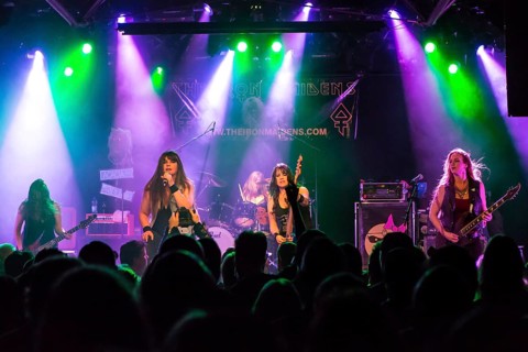 The American women's metal band The Iron Maidens