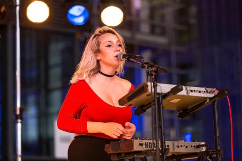 The Polish Indie-Pop-Duo Lilly Hates Roses live at the Blue Balls Festival Lucerne