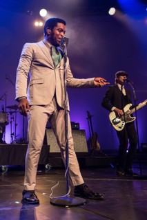 The US-American Rhythm and Blues Band Vintage Trouble live at the Blue Balls Festival Lucerne