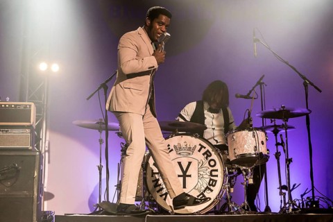 The US-American Rhythm and Blues Band Vintage Trouble live at the Blue Balls Festival Lucerne
