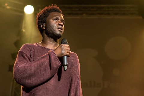 The British soul singer Kwabs live at the Blue Balls Festival Lucerne