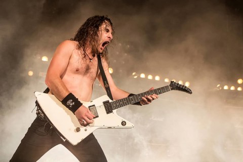 The Australian hard rock band Airbourne live at the Blue Balls Festival Lucerne