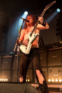 The Australian hard rock band Airbourne live at the Blue Balls Festival Lucerne
