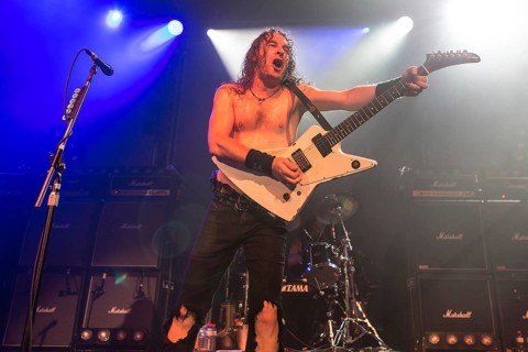 The Australian hard rock band Airbourne live at the Blue Balls Festival Lucerne