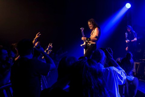 The Australian hard rock band Airbourne live at the Blue Balls Festival Lucerne