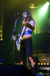 The Australian hard rock band Airbourne live at the Blue Balls Festival Lucerne