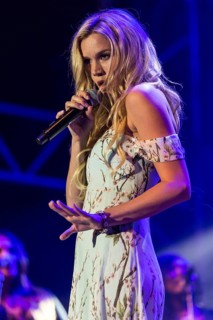 The British soul singer and actress Joss Stone live at the 26th Heitere Open Air in Zofingen
