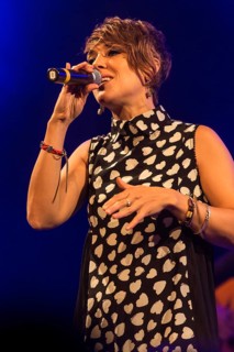 The French singer Isabelle Geffroy alias ZAZ live at the Schuur Lucerne