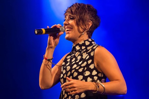 The French singer Isabelle Geffroy alias ZAZ live at the Schuur Lucerne