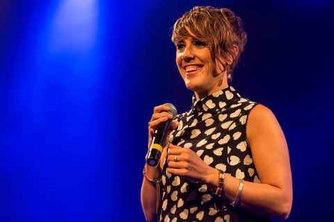 The French singer Isabelle Geffroy alias ZAZ live at the Schuur Lucerne