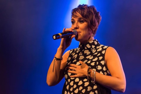 The French singer Isabelle Geffroy alias ZAZ live at the Schuur Lucerne