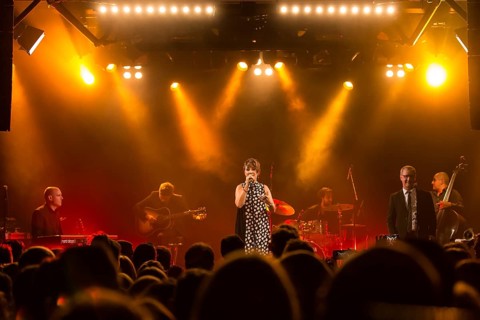 The French singer Isabelle Geffroy alias ZAZ live at the Schuur Lucerne