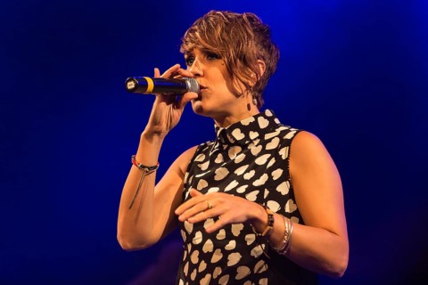 The French singer Isabelle Geffroy alias ZAZ live at the Schuur Lucerne
