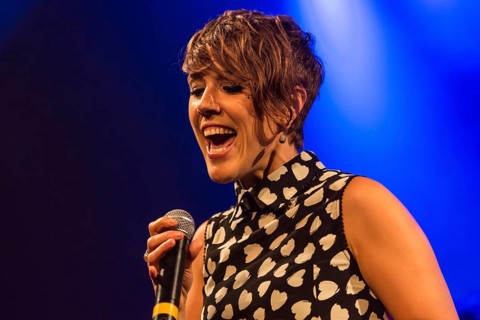 The French singer Isabelle Geffroy alias ZAZ live at the Schuur Lucerne
