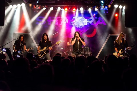 The Swiss hard rock band Shakra live in the Schuur Lucerne