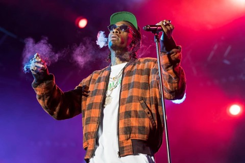 The American rapper Wiz Khalifa live at the 26th Heitere Open Air in Zofingen