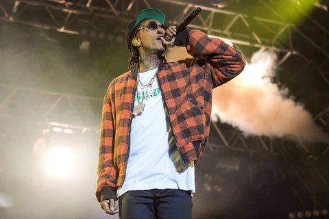 The American rapper Wiz Khalifa live at the 26th Heitere Open Air in Zofingen
