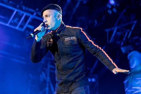 The German hip-hop band K. I. Z. live at the 27th Heitere Open Air in Zofingen
