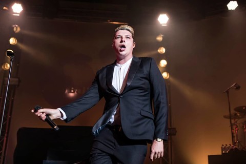 The British soul singer John Newman live at the 25th Blue Balls Festival in Lucerne