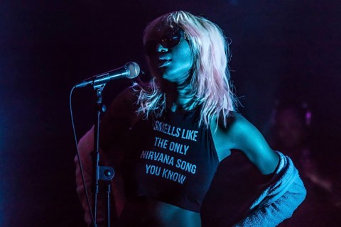 US-American rapper Shayna McHayle alias Junglepussy live at Club Sudpol