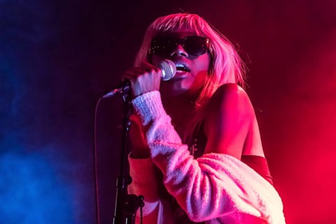 US-American rapper Shayna McHayle alias Junglepussy live at Club Sudpol