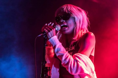 US-American rapper Shayna McHayle alias Junglepussy live at Club Sudpol