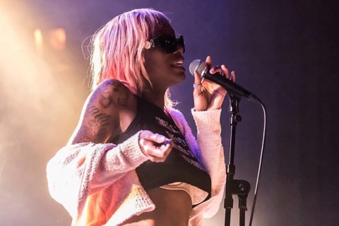 US-American rapper Shayna McHayle alias Junglepussy live at Club Sudpol