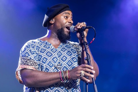 British singer-songwriter Jodie Abacus live at the 26th Blue Balls Festival in Lucerne