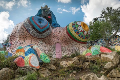 Colorful sculpture
