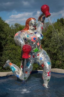 Colorful sculpture