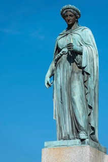 Statue of female figure