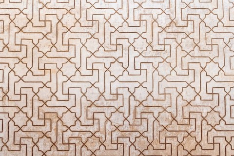 Geometric Moorish plaster decorations