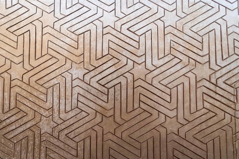 Geometric Moorish plaster decorations
