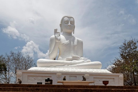 White Buddha Statue