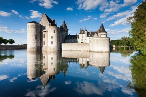 Moated castle