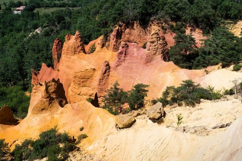 Eroded cliffs