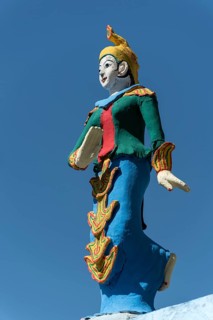 Colourful statue at Bayin Nyi