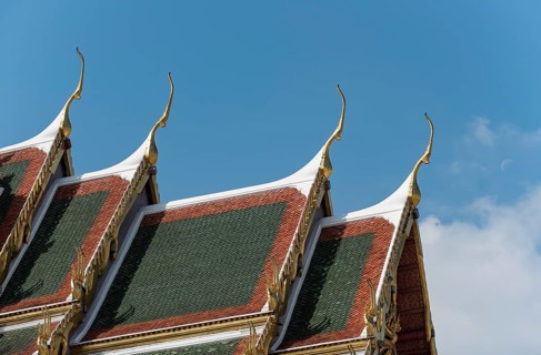 Roof of Phra Maha Prasat building