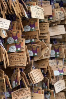 Wooden wish plaques
