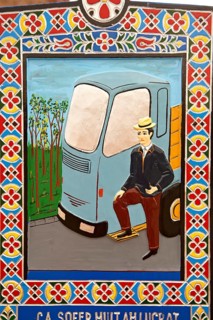 Tombstone of a lorry owner