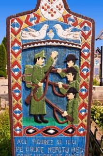 Tombstone of a soldier