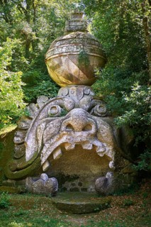 Statue of the head of Proteus