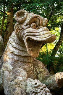 Sculpture of dragon